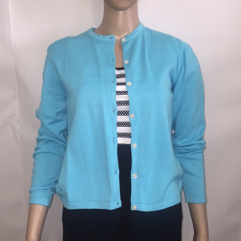 COPY - Lilly Pulitzer Blue cardigan